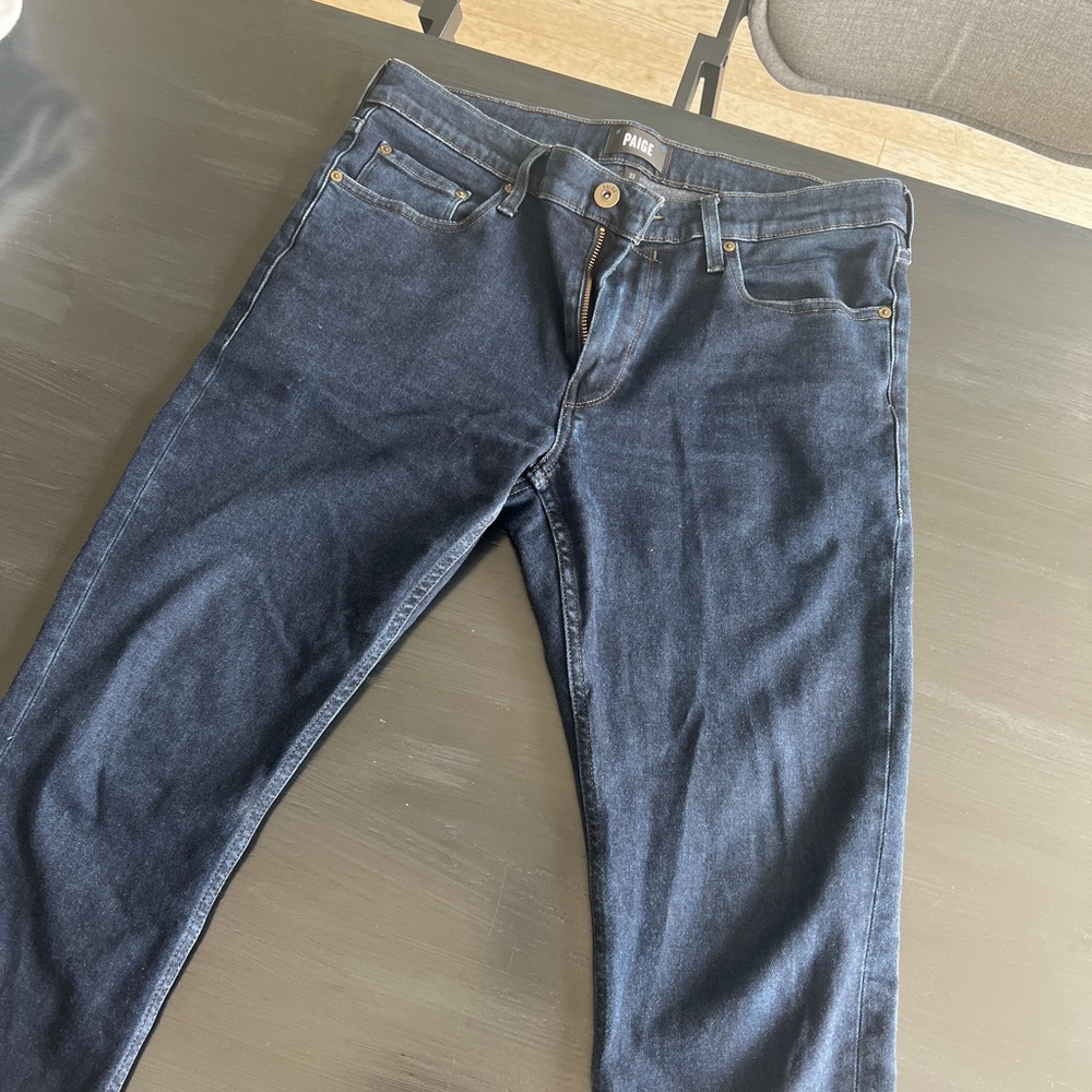 Paige jeans. Dark blue. Size 33
